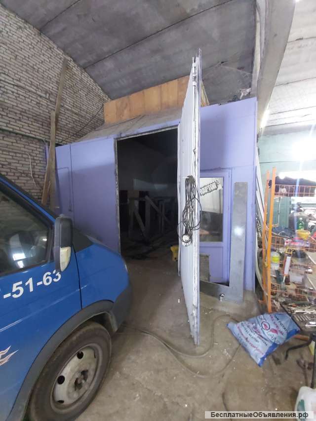 Бокс с малярной камерой 102.6м2