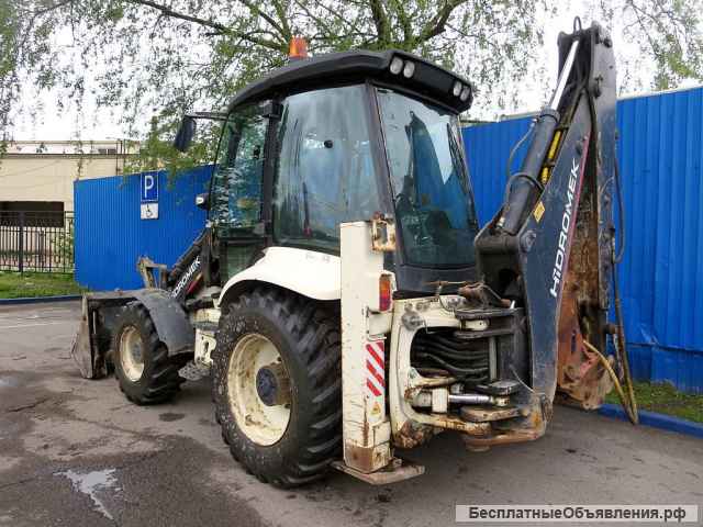 Экскаватор-погрузчик Hidromek 102, 2013 г, все опции