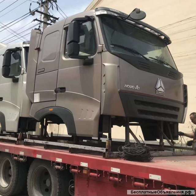 Кабина HOWO A7 в сборе на самосвал, серая