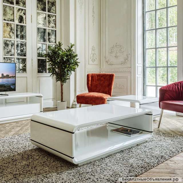 Журнальный стол OPUS Paoli (белый)