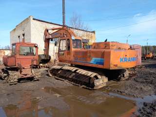 Услуги экскаватора, грейдера, бульдозеров, самосвалов, тралов, лесозаготовительной техники