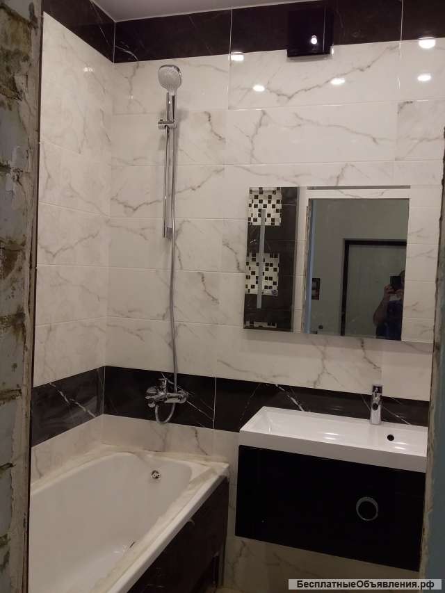 Услуги плиточника. ремонт ванной комнаты в новостройках