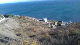 Участок на первой линии моря в Крыму