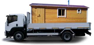 Перевозная баня из бруса