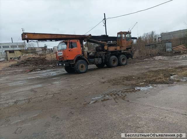 Сваебой колёсный УГМК-12 (КамАЗ-53228,6х6) бу