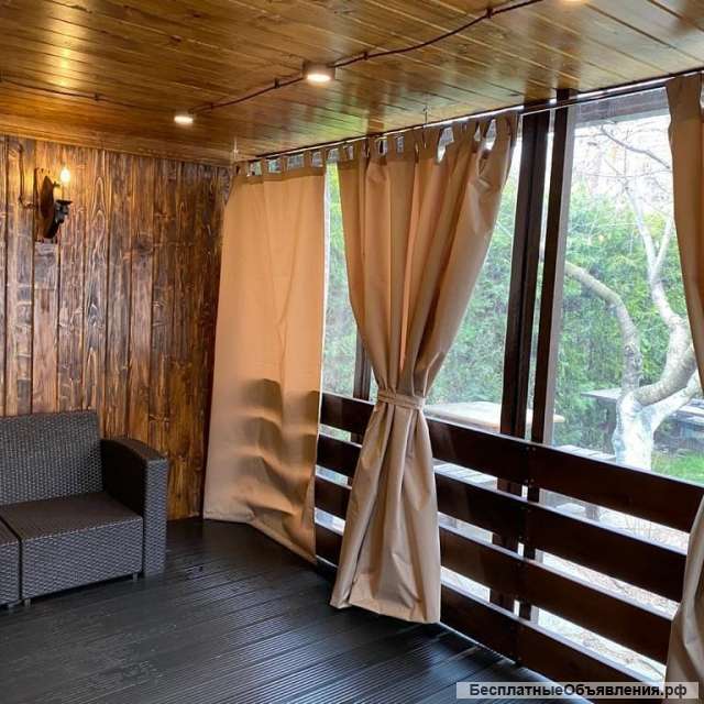 Шторы для террас, беседок, веранд, дач.и перлог. Уличные шторы.