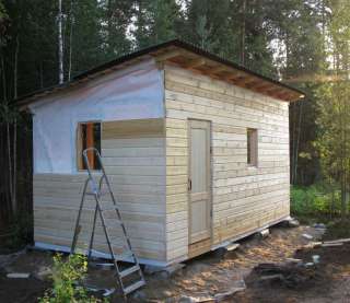 Хоз. блок, летняя кухня, душ, туалет, гараж