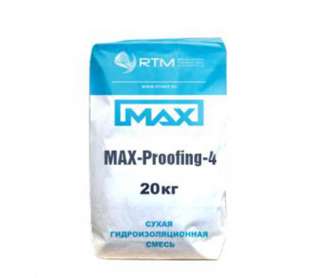 Гидроизоляция проникающая MAX Proofing 4