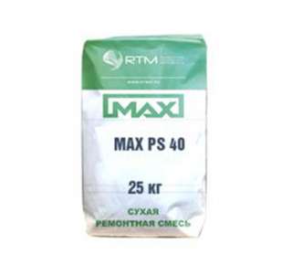 Безусадочная литьевая смесь для цементации (подливки) MAX PS 40