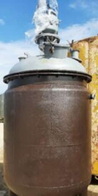 Реактор нержавеющий, объем — 1 куб.м., рубашка, мешалка, инв 1287