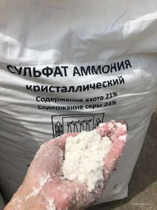 Аммония от 1 мешка с весом 25 кг с расфасовкой по 1 кг