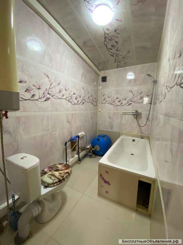 Одноэтажный дом, каркасный в американском стиле, односкатный со всеми удобствами