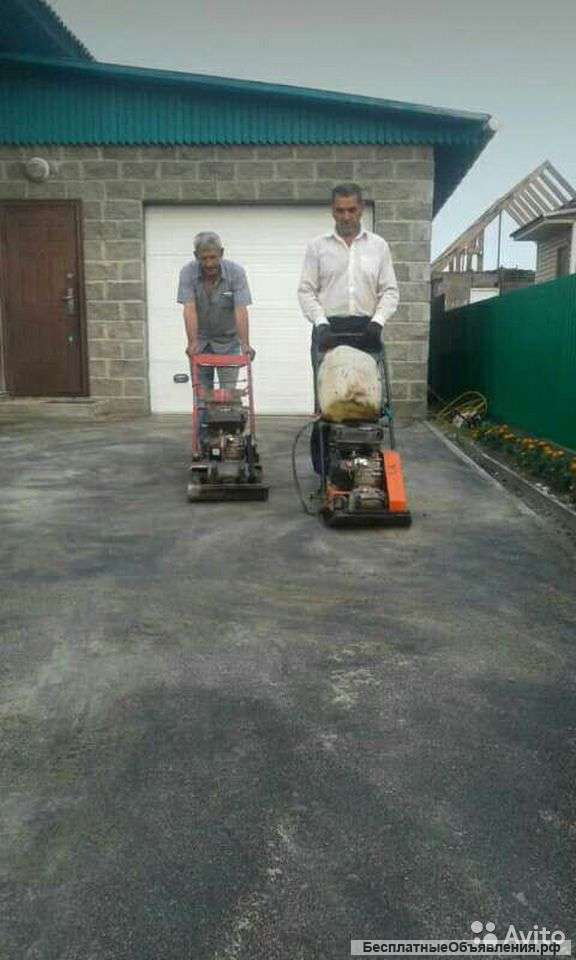 Асфатьтирование укладка асфальта маленькик обьемом