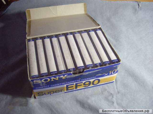 Аудиокассеты Sony Made in Japan