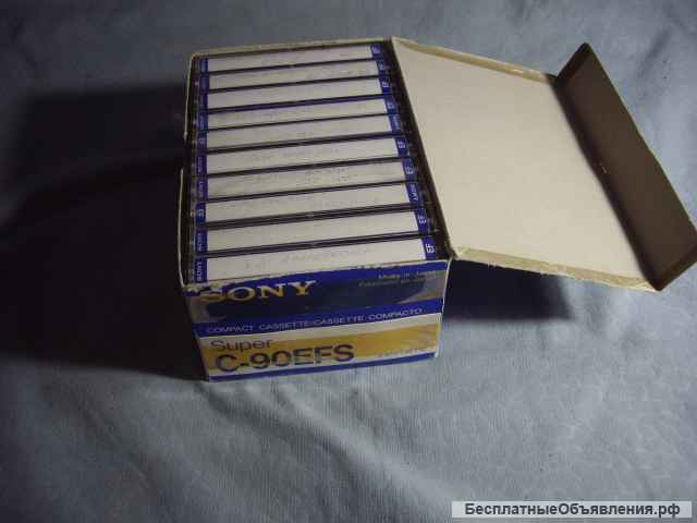 Аудиокассеты Sony Made in Japan