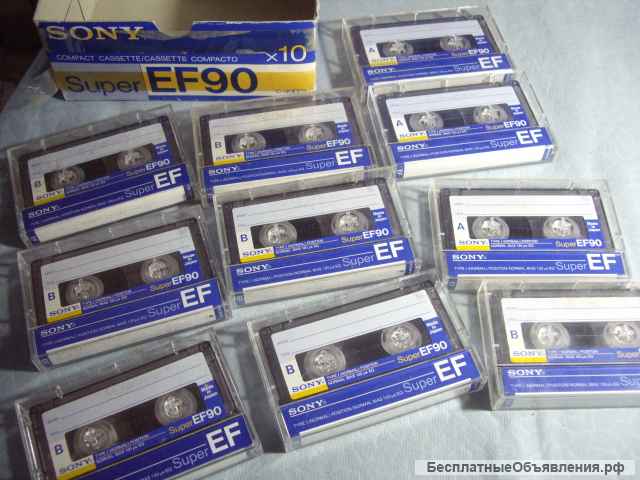 Аудиокассеты Sony Made in Japan