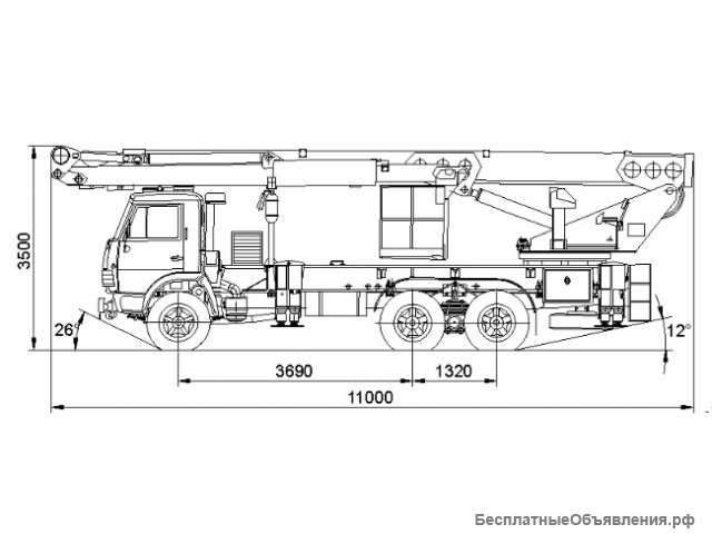 Аренда автовышки агп-35 метров