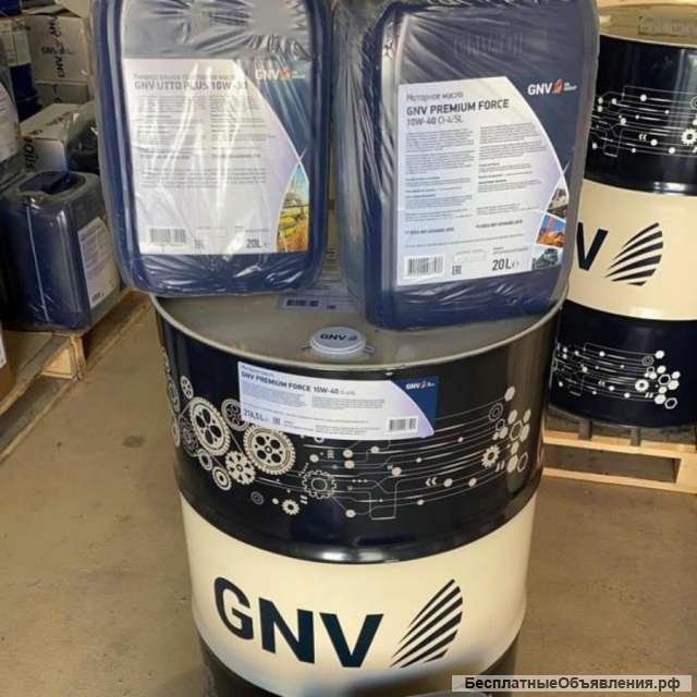Моторное масло GNV PREMIUM FORCE 10W-40 CI-4 SL. Оптом и в розницу