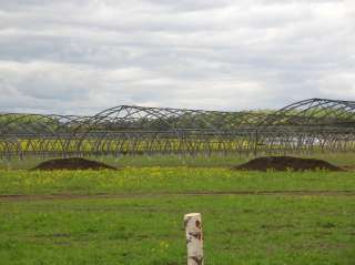 Каркас промышленной плёночной оцинкованной тоннельной теплицы (от 1 до 21 фонаря)