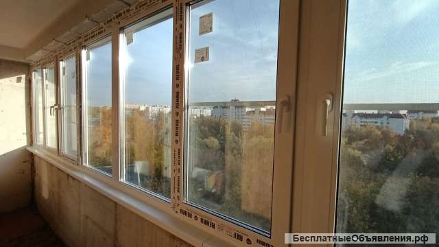 Остекление, утепление- окна Рехау