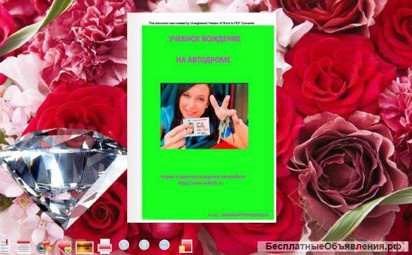 Электронная книга «Учебное вождение на автодроме»