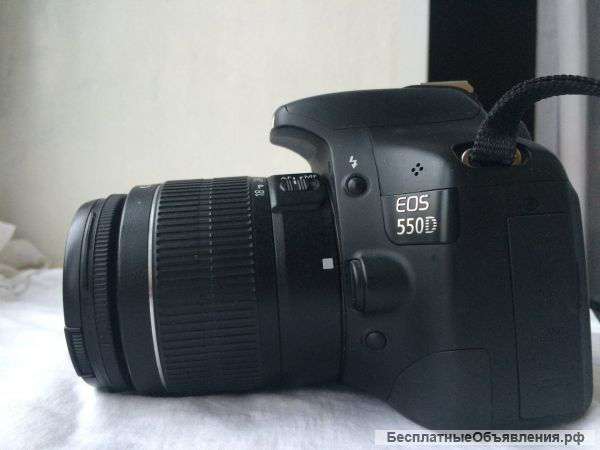 Canon 550D с двумя объективами