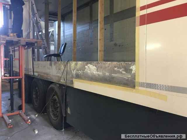 Ремонт фургона будки ворот полуприцепы