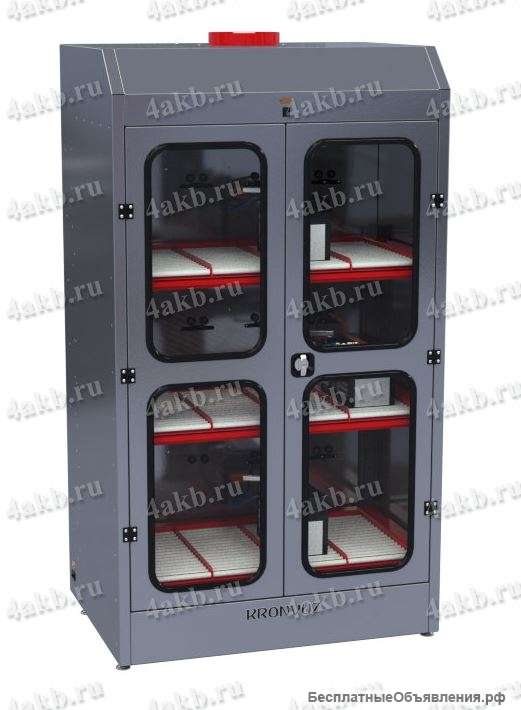Трехъярусный шкаф для заряда аккумуляторов без зарядного устройства Светоч-03