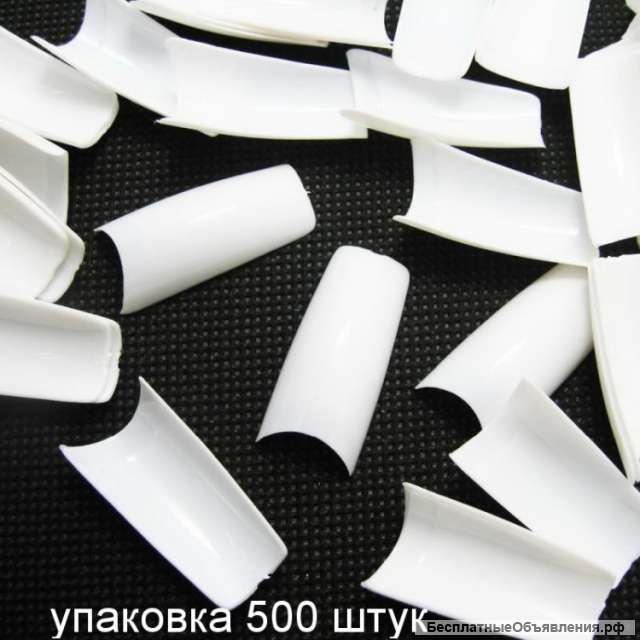 Типсы для наращивания ногтей French White