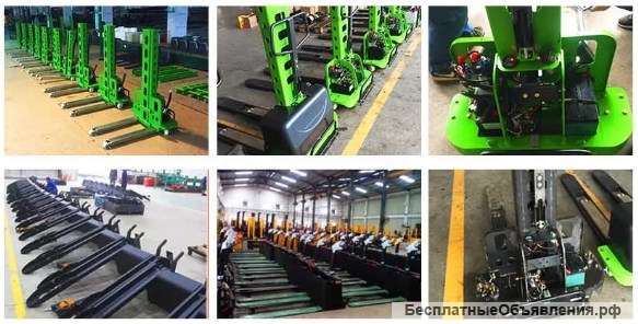 Штабелер полуавтомат, сам загрузит себя в фургон