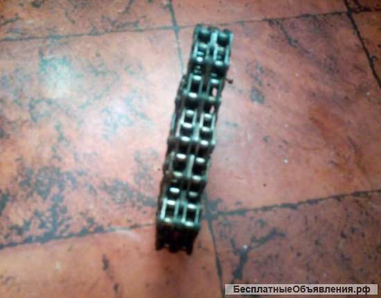 Цепь приводная роликовая 48 звеньев двухрядная б/у. целая.