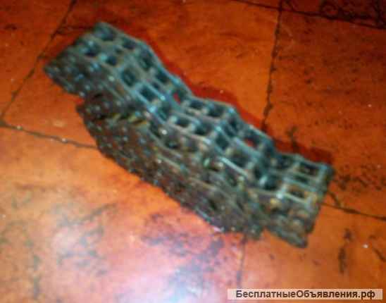 Цепь приводная роликовая 48 звеньев двухрядная б/у. целая.