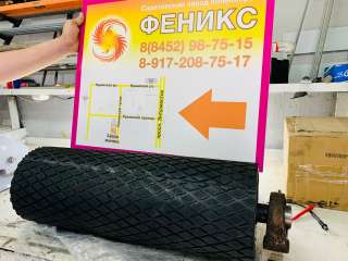 Футеровка конвейерного барабана