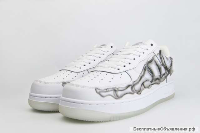 Кроссовки Nike Air Force 1 Low Triple White Skeleton