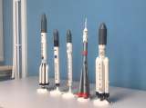 Макеты ракет Протон-М, Союз, Ангара, Рокот