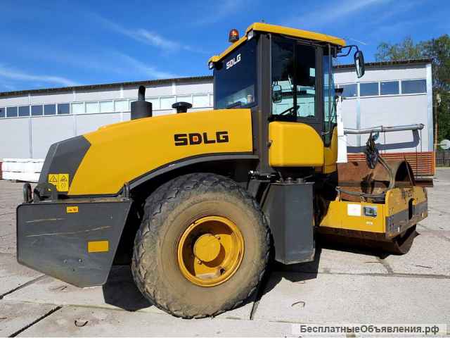 Грунтовый каток SDLG 7120, 14 т, 2017 г, бандаж