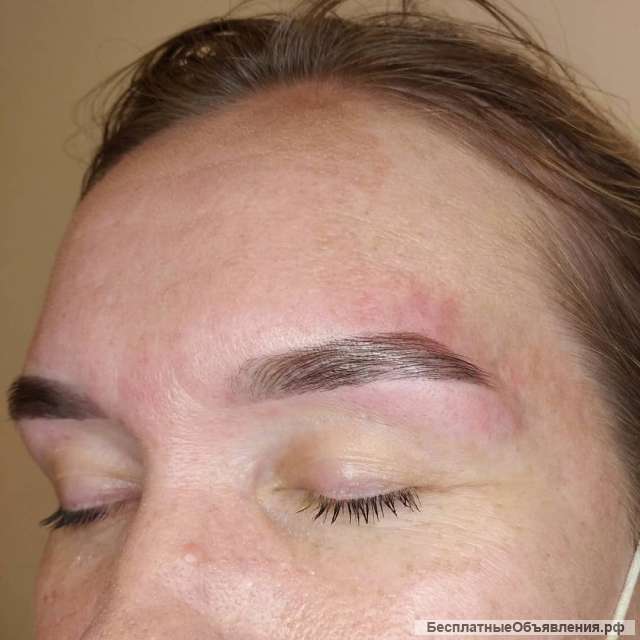 Коррекция и окрашивание бровей
