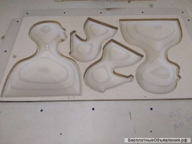 Формы из МДФ для объёмной формовки из пластика