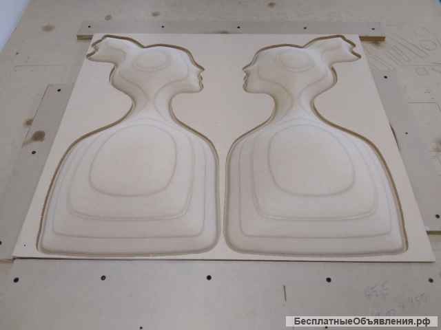 Формы из МДФ для объёмной формовки из пластика