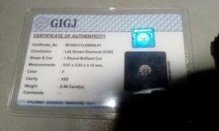 2 бриллианта (CVD) по 0.46карата