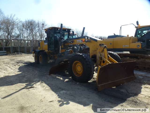 Автогрейдер john deere 772g