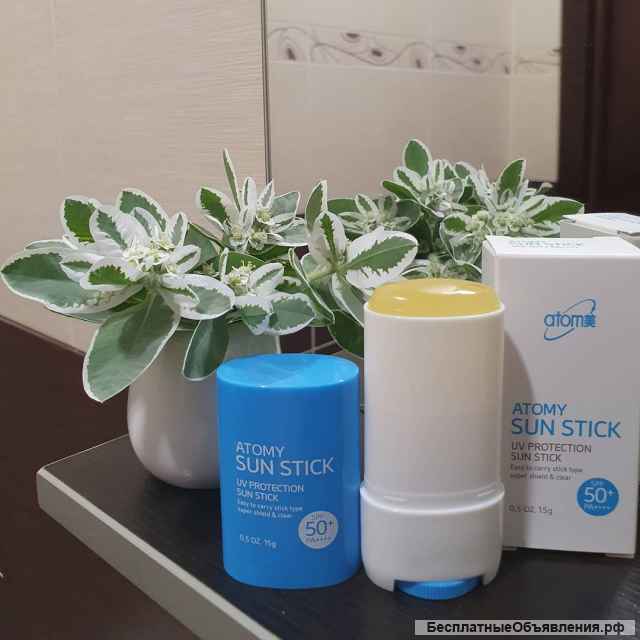 Солнцезащитный стик для лица Атоми