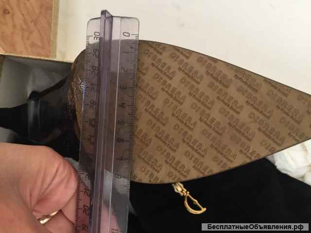 Ботфорты сапоги новые dibrera италия 39 размер черные замша зима мех овчина шпилька каблук 10 см кла