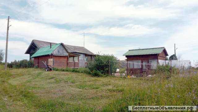 Дом жилой, бревенчатый