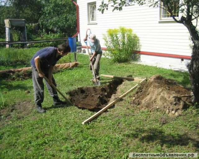 Подсобники, разнорабочие, благоустройство, черновая работа, демонтаж