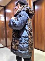 Peuterey Италия куртка пальто с капюшоном и меховой отделкой