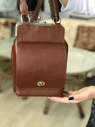 Жанелль-16 — Терракот гладкий, женская сумка