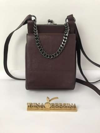 Жанелль-18 — Бордо гладкое, женская сумка