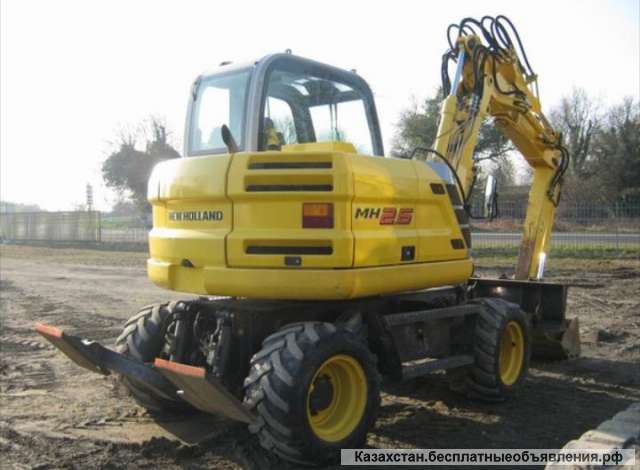 Услуги и аренда колесного экскаватора