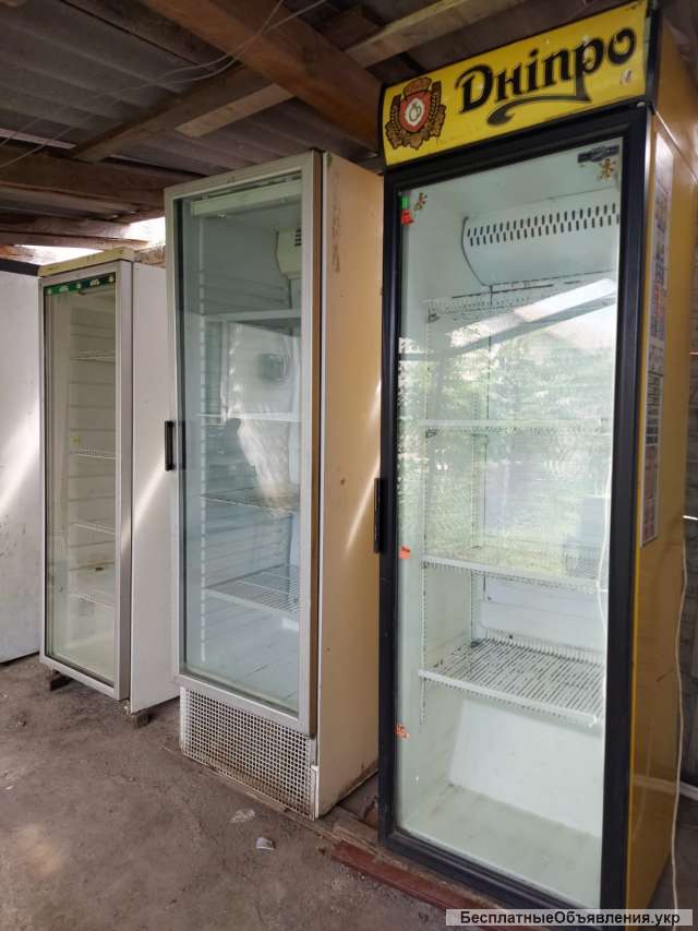 Холодильные витрины шкафы однодверные для напитков б/у Запорожье